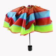 3-Fold Sun & Rain Protective Solid Foldable Umbrella, (1 Pc / Mix Design) the24kgal
