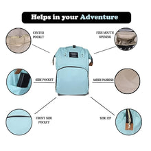 Multifunction Diaper Bag for Baby Care Travel Backpack Large Capacity (1 Pc) the24kgal