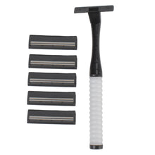 manual shaving razor with 5 blades the24kgal