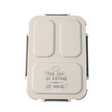 3-Compartment Stainless Steel Lunch Box (1 Pc) the24kgal