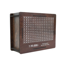 Wooden Money / Piggy Bank, Money Box (1 Pc / Pen Not Included) the24kgal