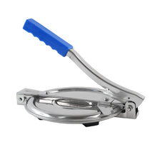 PURI PRESS MAKER - STAINLESS STEEL PURI MAKER PRESS MACHINE - ROTI CHAPATI PRESSER FOR HOME -KHAKHRA- PURI MAKER PRESS MACHINE WITH HANDLE, MANUAL PURI MAKER (MEDIUM) the24kgal