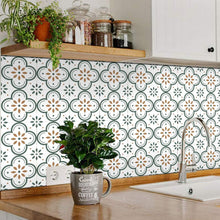 Peel and Stick Floor Tiles Kitchen / Bathroom Backsplash Sticker Detachable Waterproof DIY Tile Stickers for Wall Decoration Tiles Home Decoration (8x8 Inch / 10 Pcs Set) the24kgal
