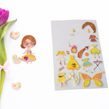 Multipurpose Adhesive 3D Stickers (1 Sheet / Mix Design) the24kgal