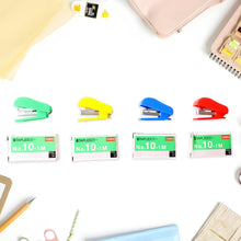 Mini Stapler Set  with Staples – Assorted Colors | No.10 Staplers with Pins (20 pcs Set) the24kgal