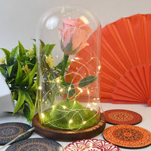 Glass Flower with Led Light Great Gift (1 Set) the24kgal