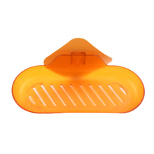 Plastic Soap Dish Holder for Bathroom Shower Wall Mounted Self Adhesive Soap Holder Saver Tray-Plastic Sponge Holder for Kitchen Storage Rack Soap Box, Bathroom ,Sabudani (1 Pc) the24kgal