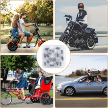 Tire Repair Rubber Nail Car Tire Repair Nails Tire Repair Rubber Screws, Black (10 Pcs Set) the24kgal