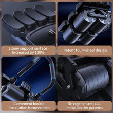 Automatic Rebound Abdominal Wheel with 8 Elbow Supports (1 Pc) the24kgal