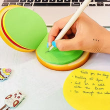 Burger Shaped Note  /  Sticky Notes  /  Memo Notes, Unique Mini Notes (Multicolor) the24kgal