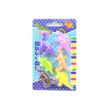 Dinosaur Shaped Erasers for Kids, 3D Puzzle Erasers, Classroom Prizes (6 Pcs Set) the24kgal