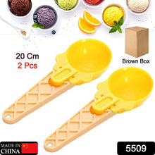 2-Piece Plastic Ice Cream & Watermelon Scooper with Trigger Dipper the24kgal