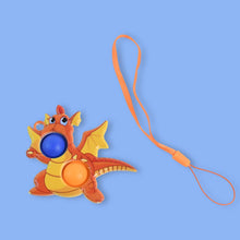 2-Bubble Dragon-Shaped Push Pop Fidget Toy with Strap (1 Pc) the24kgal