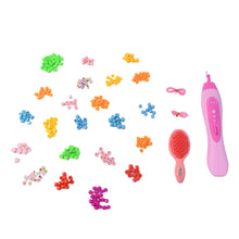 Hair Styling Clasp Clips Twisting Stringing Beads Kit for Girls, Portable Hair Braider Machine,Hairstyle Braid Kit DIY Hair Styling Tool with Comb, Rubber, Button Beads and Beads (85 Pcs Set), Hair accessories the24kgal
