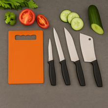 Chopping Board with Knife Set (Pack of 5) the24kgal
