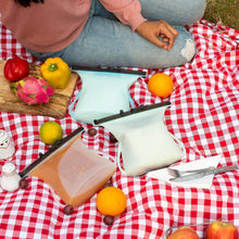 Eco-Friendly Food Storage: Reusable Silicone Bags (3-Pack) - Leakproof & Safe the24kgal