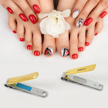 Stainless Steel Folding Portable Large Nail Clippers with Nail File (1 Pc / Mix Design) the24kgal