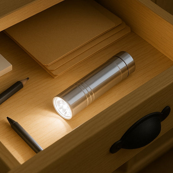 Portable Mini Torch / Flashlight LED Powerful High Lumens Pen Light Easy To Carry, Portable Pocket Compact Torch for Emergency 3 Battery operated (Battery not included / 1 pc) the24kgal