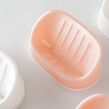 Soap Container, Soap Box Household Kitchen and Bathroom Can Use PP Material Drain Box Double Soap Dish, for Bathroom Shower Home Outdoor Camping ,Sabudani (1 Pc) the24kgal