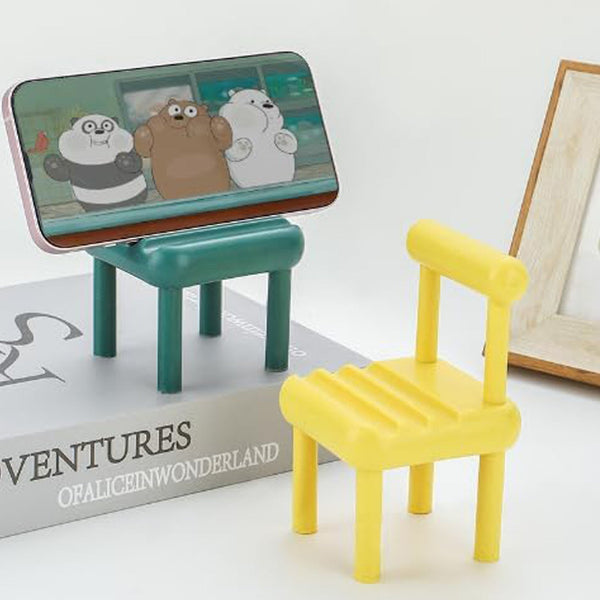 Mini Chair Phone Holder for All Mobile Phones (1 Pc) the24kgal