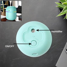 Portable Mini USB Humidifier with Light, Cool Mist & Essential Oil Diffuser (250ML) the24kgal