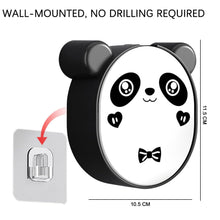 Plastic Cute Panda Soap Box – Wall Mounted Flip-Top Drain Soap Case (1 Pc) the24kgal