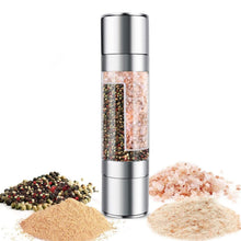2-in-1 Stainless Steel Salt and Pepper Grinder the24kgal