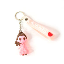 Cute Cartoon Silicone 3D Key Chain with Metal Hook & Strap (Pack of 1 / Mix Design) the24kgal