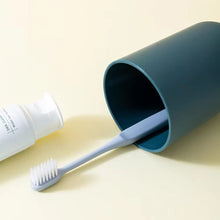 Multipurpose Wall Mount Toothbrush Holder Plastic Stand With 2 Cup  (1 Set) the24kgal