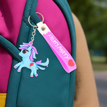Cute Cartoon Unicorn Keychain with Silicone Strap (1 Pc / Mix design) the24kgal