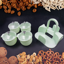 Multipurpose Plastic Storage Container Set: Kitchen Jars, Spices, Cookies the24kgal