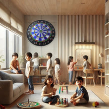 Magnetic Dart Board Game Set with 6 Safe Darts for Kids & Adults the24kgal
