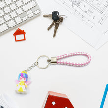Cute Keychain With Card Gift - Keychain Accessories Key Chain Backpack Charms Car Keys Keychain for Kids Girls, Unicorn Toy and Charm Key- Chain for Bag  / Door Key- Ring / car Key- Ring / Party Favor (Mix Color & Design 1 Pc ) the24kgal