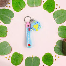 Cute Silicone 3D Key Chain with Metal Hook & Strap (Pack of 1) the24kgal