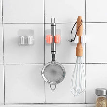 Broom Holder Wall Mounted, Mop and Broom Holder Broom Organizer Grip Clips, No Drilling, Wall Mounted Storage Rack Storage & Organization for Kitchen, Bathroom, Garden (1 Pc) the24kgal