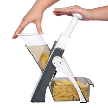 MULTI FUNCTIONAL TIME SAVING ADJUSTABLE HAND PRESS VEGETABLES CHOPPER the24kgal