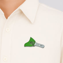 Stylish Metal Badge Pin – Single Piece (Random Design) the24kgal