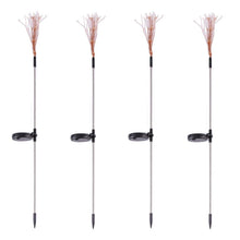 Colorful Multi Led Outdoor Solar Garden Lights (4 Pcs Set) the24kgal