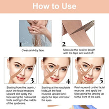 Face Lifting Tape, Myofascial Face Tightening Tape, 2.5 cm x 5 m (1 Pc) the24kgal