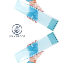 Large Capacity Plastic Water Bottle | Set of 6 | Square Water Bottle (940ml each) the24kgal