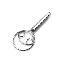 Dough Whisk, Premium Stainless Steel Dutch Whisk, Dough Hand Mixer Artisan Blender For Egg, Bread, Cake, Pastry, Pizza Dough - Perfect Baking Tools, Whisking, Tirring Kitchen Tools (1 Pc) the24kgal