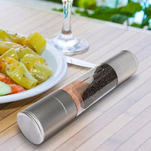 2-in-1 Stainless Steel Salt and Pepper Grinder the24kgal