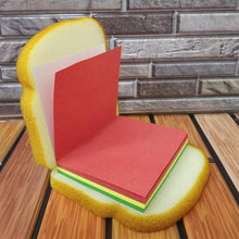 Sandwich Shaped Note  /  Sticky Notes  /  Memo Notes, Unique Mini Notes (Multicolor) the24kgal