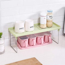 Folding Storage Organizer Stack Shelf Rack (1 Pc) the24kgal