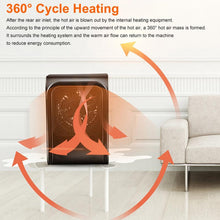 Room Heater 220V Brown Box Heater with Plug for Office & Bedroom Use the24kgal