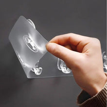 Adhesive Golden &  Transparent Heavy Duty Wall Hook the24kgal