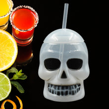 Ghost Face Bottle Water Bottle, Drinking Cup with Lid and Straw, Party Favors Summer Hawaiian and Beach Party Decorations for Kids Adults With Brown Box(1 Pc) the24kgal