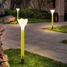 Street Light Solar Flowers Lights Road Light Flower Landscape Light Decorative Yard Lights Solar Lights Garden Stake Flower Lights Solar Landscape Light in Outdoor Spotlight (2 Pc ) the24kgal