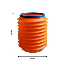Foldable Storage Bucket, Water Container & Dustbin Multiuse bucket ( red ) the24kgal
