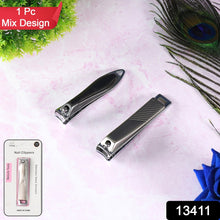 Stainless Steel Folding Portable Large Nail Clippers with Nail File (1 Pc / Mix Design) the24kgal